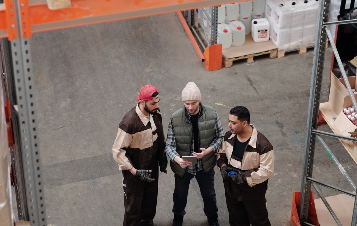 Operations team at work